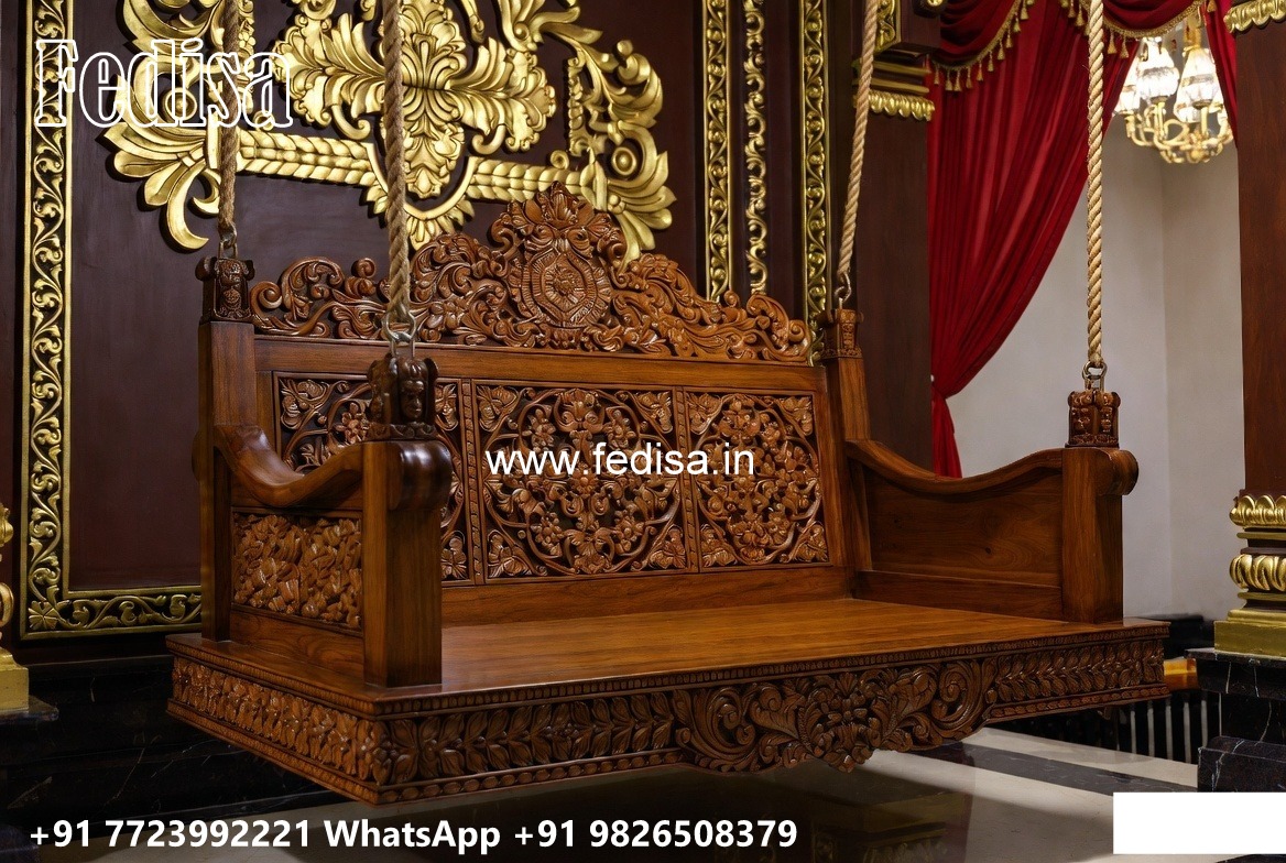 Classic Wooden Swing Design for Luxury Villa Interiors No-7206