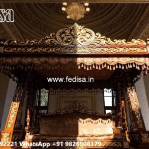 Wooden Swing Design with Royal Heritage Finishing No-7254