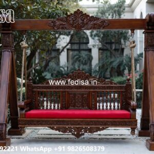 Stylish Wooden Swing Design for Elegant Home Ambience No-7257