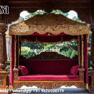 Stylish Wooden Swing Design with Premium Wood Texture No-7272