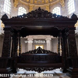 Wooden Swing Design with Traditional Handcrafted Beauty No-7278