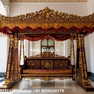 Wooden Swing Design for Comfortable Indoor Seating No-7279