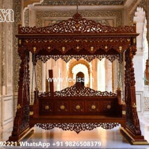 Wooden Swing Design for Luxury Apartment Interiors No-7282