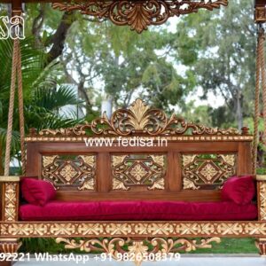 Luxury Swing Design with Artistic Carving Patterns No-7311