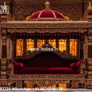 Luxury Swing Design with Decorative Floral Carvings No-7322