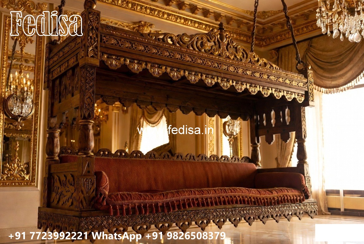 Luxury Swing Design with Rich Teak Wood Texture No-7326