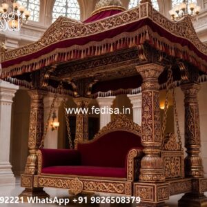 Luxury Swing Design with Beautiful Carved Backrest No-7346