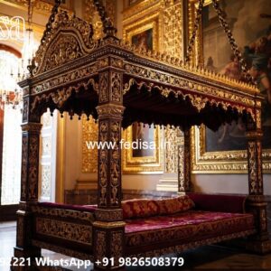 Classic Swing Design with Artistic Wooden Carvings No-7489
