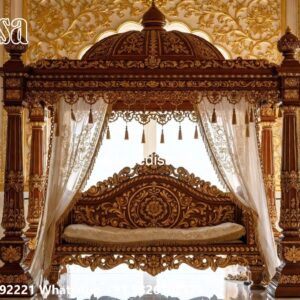 Premium Royal Swing Design with Antique Golden Finish No-7504