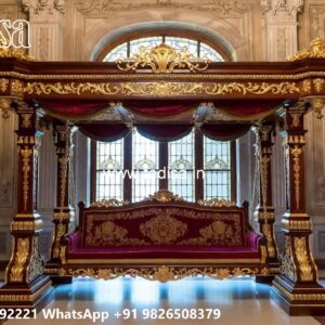 Royal Swing Design with Rich Wooden Craftsmanship No-7508