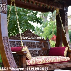 Wooden Royal Swing Design with Artistic Traditional Touch No-7516
