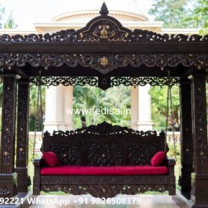 Stylish Royal Swing Design with Elegant Wooden Texture No-7533