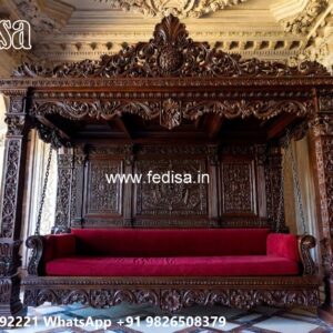 Wood Carving Swing Design Ideas for Sophisticated Interiors No-7572