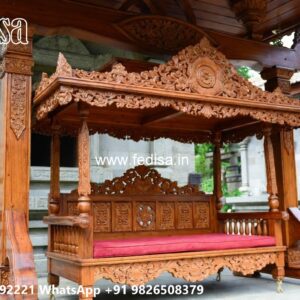 Decorative Wood Carving Swing Design for Hall Spaces No-7578