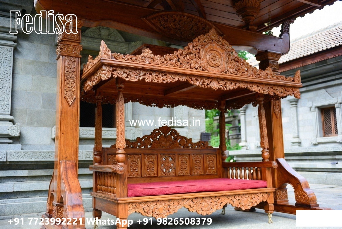 Decorative Wood Carving Swing Design for Hall Spaces No-7578