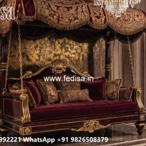 Royal Wood Carving Swing Design for Luxury Interior Styling No-7580