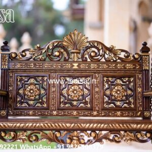 Royal Wood Carving Swing Design for Sophisticated Living Rooms No-7591