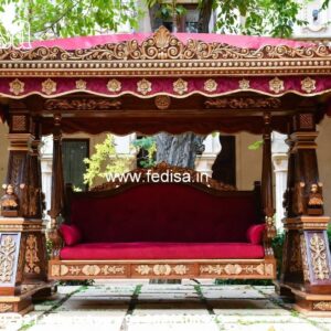 Wood Carving Swing Design with Premium Heritage Craftsmanship No-7625