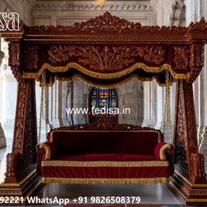 Classic Wooden Swing Design for Luxury Villa Interiors No-7656