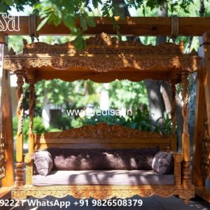 Custom Wooden Swing Design for Premium Home Interiors No-7664