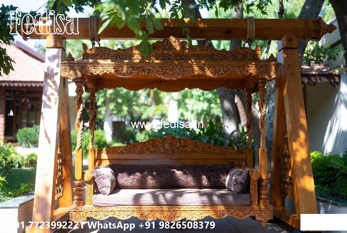 Custom Wooden Swing Design for Premium Home Interiors No-7664