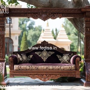 Wooden Swing Design with Traditional Indian Craftsmanship No-7668