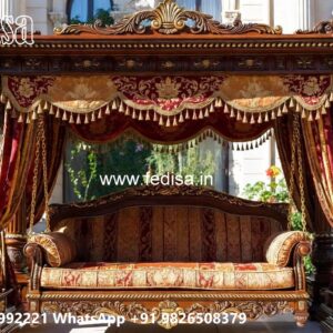 Decorative Wooden Swing Design for Home Entrance Area No-7669