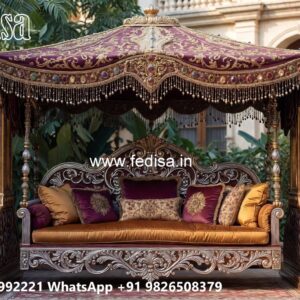 Wooden Swing Design with Elegant Hanging Chain Style No-7671