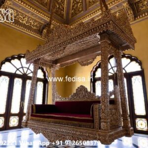 Stylish Wooden Swing Design for Elegant Home Ambience No-7707