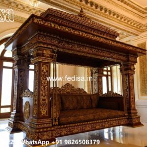 Stylish Wooden Swing Design with Premium Wood Texture No-7722