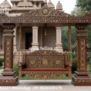 Wooden Swing Design for Comfortable Indoor Seating No-7729