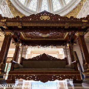 Royal Wooden Swing Design for Palace Style Interiors No-7730