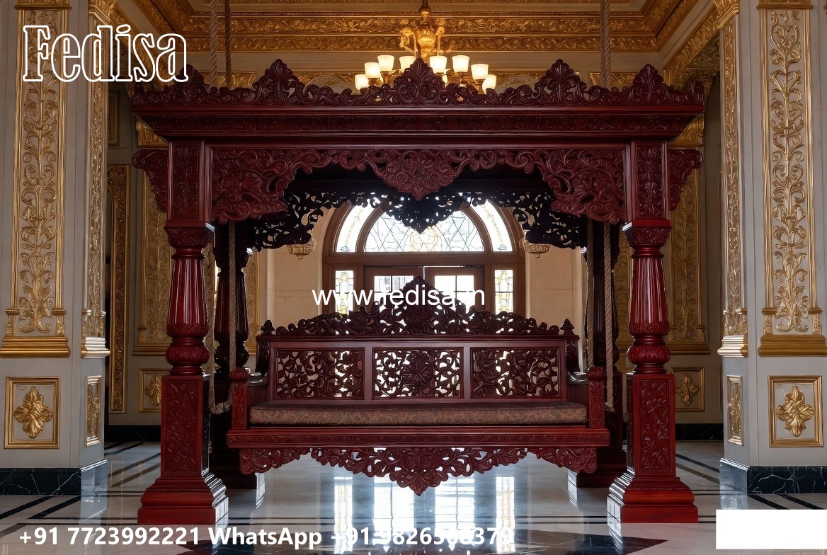 Wooden Swing Design for Luxury Apartment Interiors No-7732