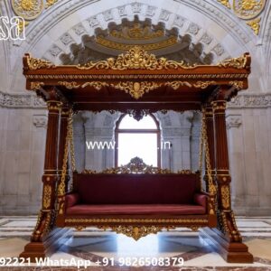 Wooden Swing Design with Beautiful Decorative Finish No-7737