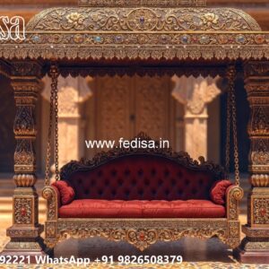 Wooden Swing Design for Luxury Lounge Interior Styling No-7738
