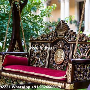 Wooden Swing Design with Luxury Teak Wood Finish No-7749