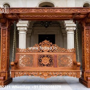 Luxury Swing Design with Artistic Wooden Patterns No-7787