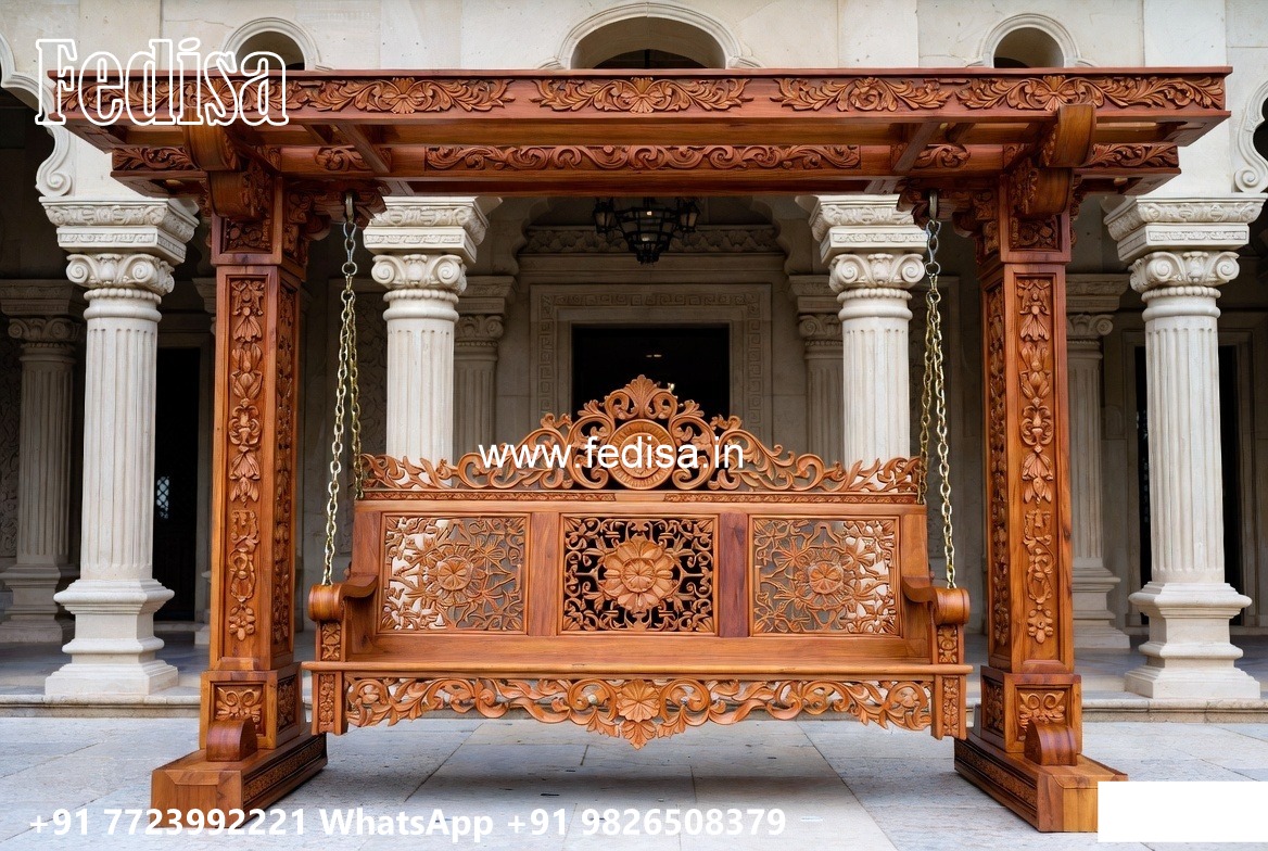 Luxury Swing Design with Artistic Wooden Patterns No-7787