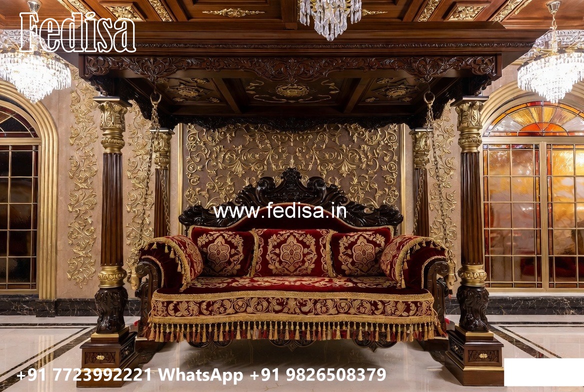 Luxury Swing Design with Beautiful Carved Backrest No-7796