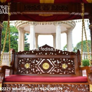 Luxury Swing Design with Artistic Floral Engraving No-7822