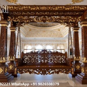 Stylish Royal Swing Design with Decorative Brass Chains No-7956