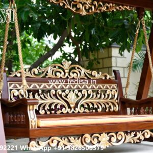 Royal Swing Design with Rich Wooden Craftsmanship No-7958