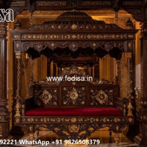 Royal Swing Design with Traditional Indian Carving No-7989
