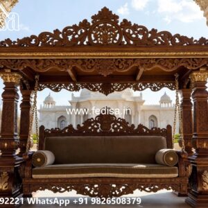 Royal Wood Carving Swing Design for Palace Inspired Homes No-8020