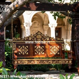 Wood Carving Swing Design Ideas for Luxury Home Makeovers No-8045
