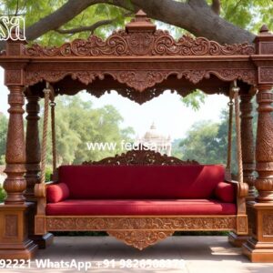 Minimalist Wooden Swing Design for Modern Apartments No-8135