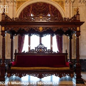 Wooden Swing Design for Traditional South Indian Homes No-8144