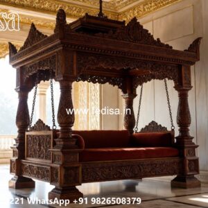 Traditional Wooden Jhula Design for Cultural Home Style No-8153