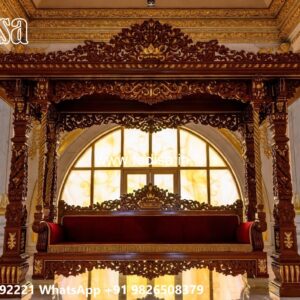 Indoor Wooden Swing Design for Premium Interior Decoration No-8159