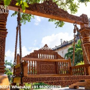 Stylish Wooden Swing Design with Premium Wood Texture No-8172